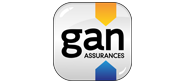 Logo officiel de la société d'assurances Gan, Leader reconnu pour son expertise dans l'assurance des flottes automobiles.