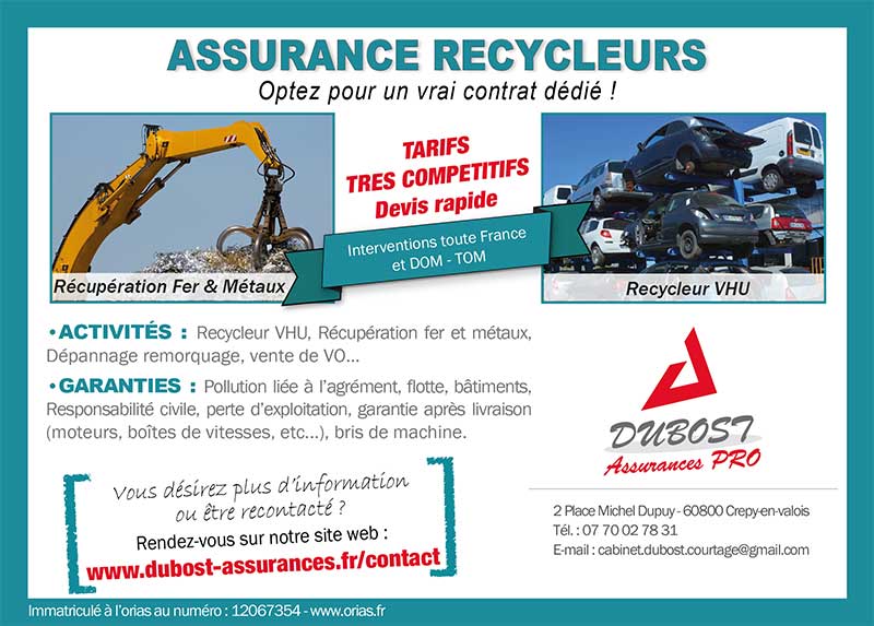 Assurance recycleur professionnel